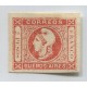 ARGENTINA 1859 GJ 18 CABECITA DE $ 2 ROJO ESTAMPILLA NUEVA CON GRANDES MARGENES Y FIRMA DE DON VICTOR KNEITSCHEL, EJEMPLAR DE LUJO U$ 420